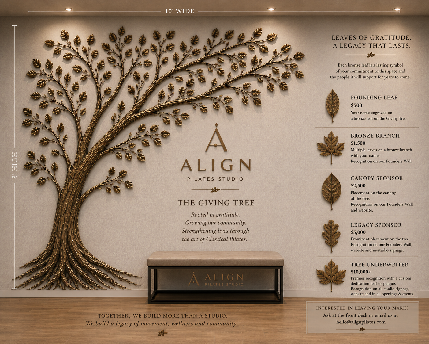 ALIGN Giving Tree concept rendering