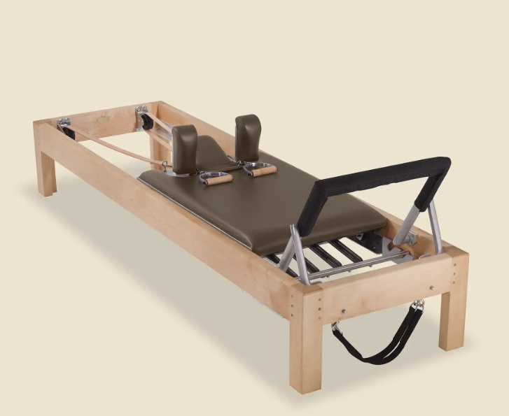 Gratz Universal Reformer shown in Bronze upholstery